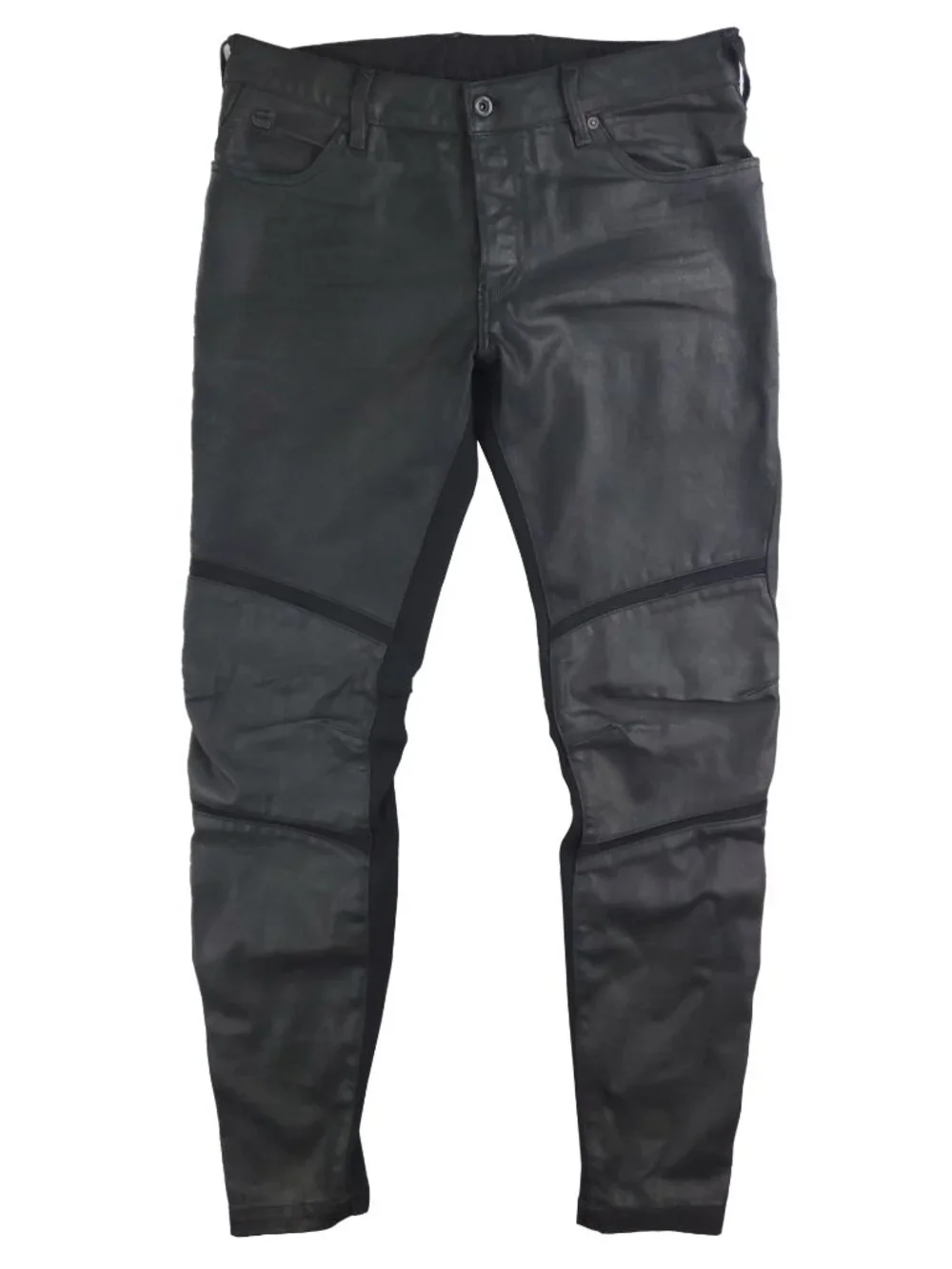 G-Star Raw Motac 3D Slim Coated Denim Pants Moto Style Men
